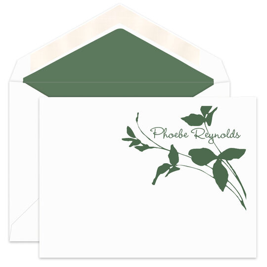 Nature Trail Flat Note Cards - Raised Ink